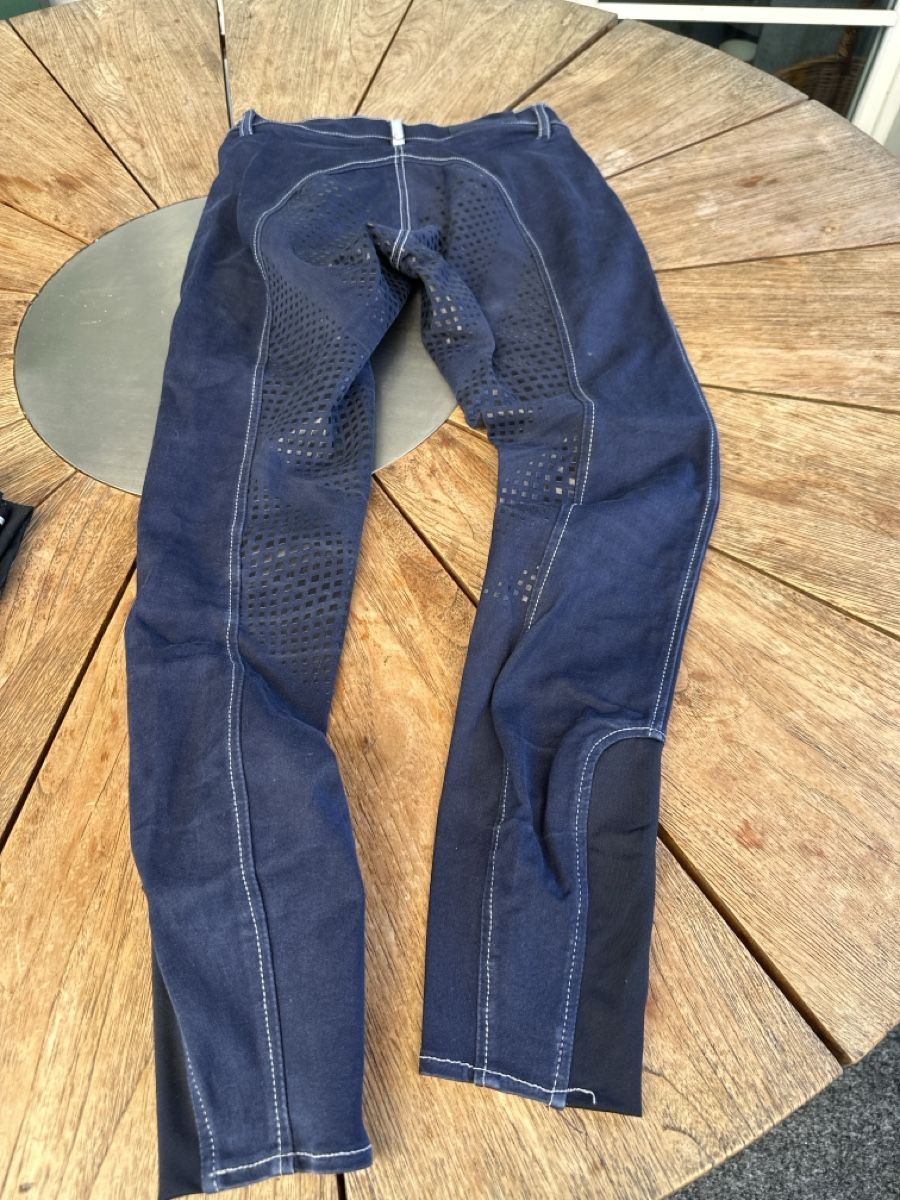 Pantaloni: Reithose in Jeansoptik, super elastisch – Usato da Watt venduto da cla_w8t7 1