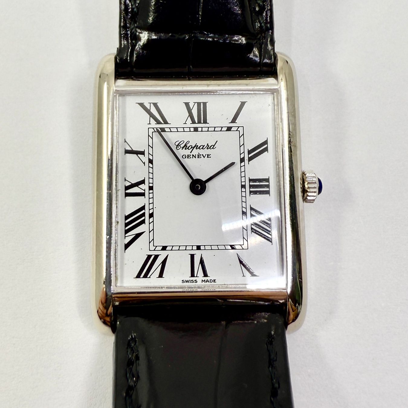 Chopard Orologi: CHOPARD TANK 18K REF.2012 LUXUS HERRENUHR – Usato da Zürich venduto da SWISSTIMEARTS-AG 1