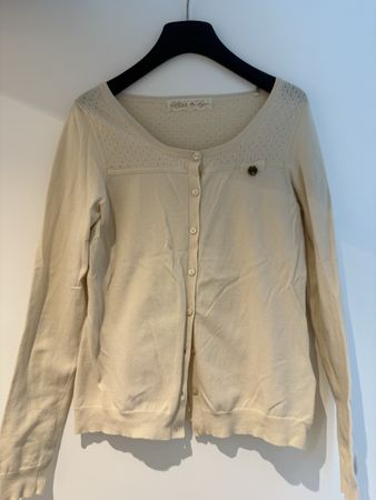 Guess Strickjacke Creme Grösse XS