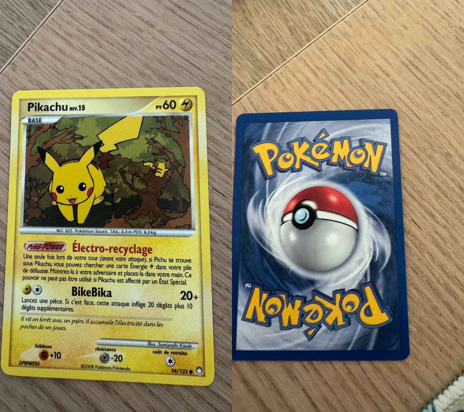 Pokémon Cartes à collectionner: Pikachu 94/123 – D'occasion à Chavannes-Renens par skywalker1942