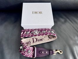 Dior Guitar Strap / Schulterriemen – Bordeaux 