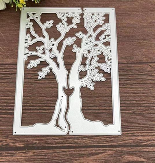 Schablonen: Neues Stanzschablonen-Set  Baum im Rahmen – Neu und originalverpackt aus Effretikon von wenuss 1