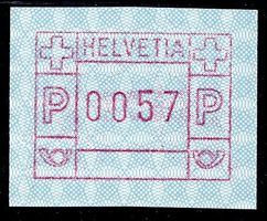 ATM 7AIII d Wertfehldruck 57 Rp. Wertstufe 0057 **