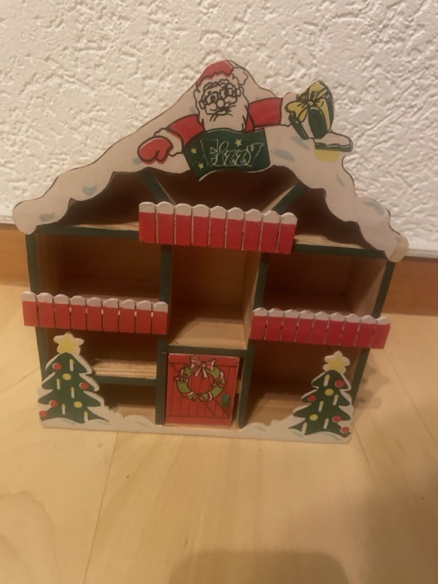 Tutte le decorazioni: Weihnachtshaus (Adventskalender )Holz – Usato da Kaiseraugst venduto da KlausSina