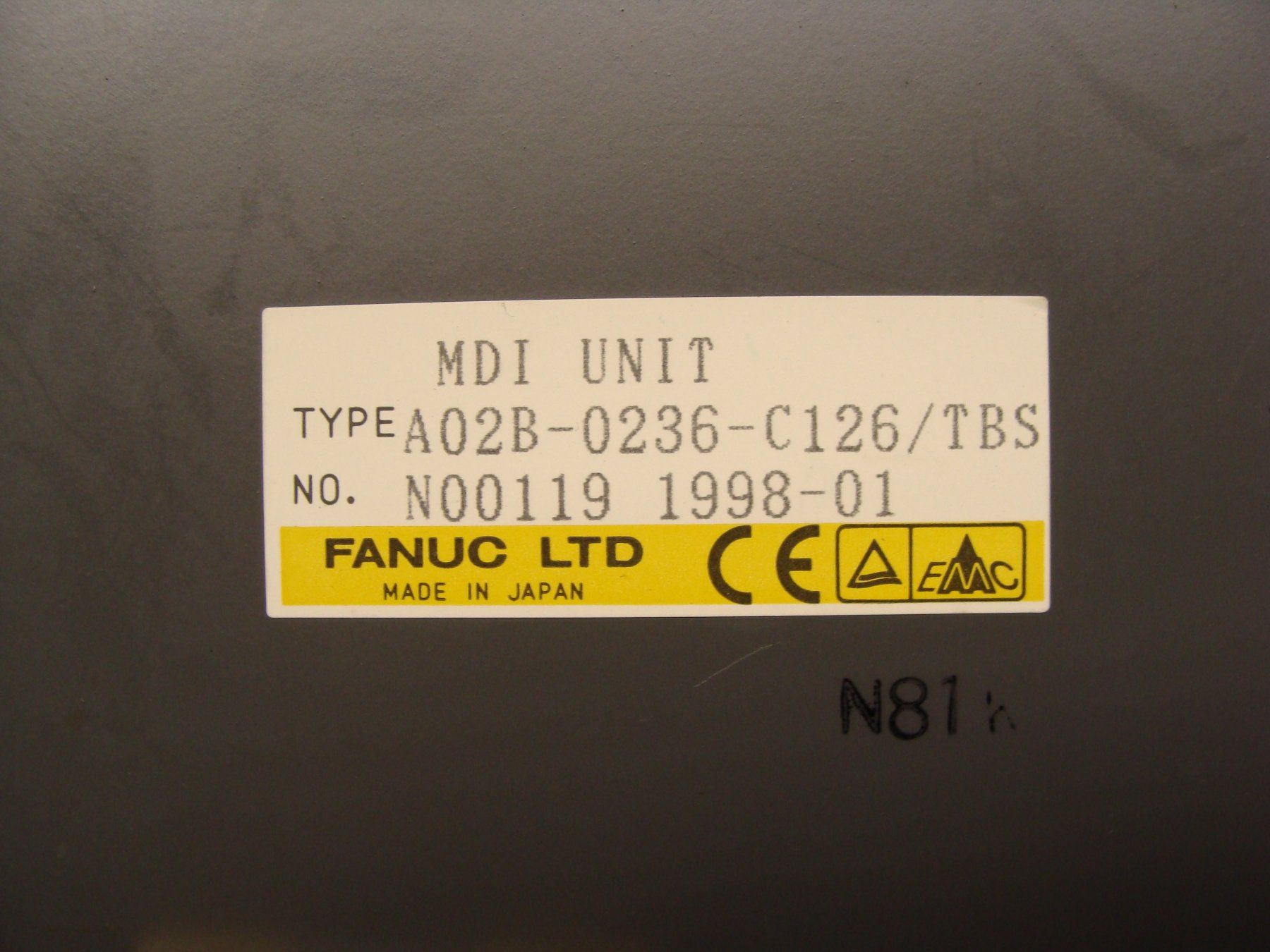 Fanuc Tutte le macchine: Fanuc MDI – Usato da cortébert venduto da Dingofilou 1