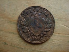 (S) 2 Rappen 1910