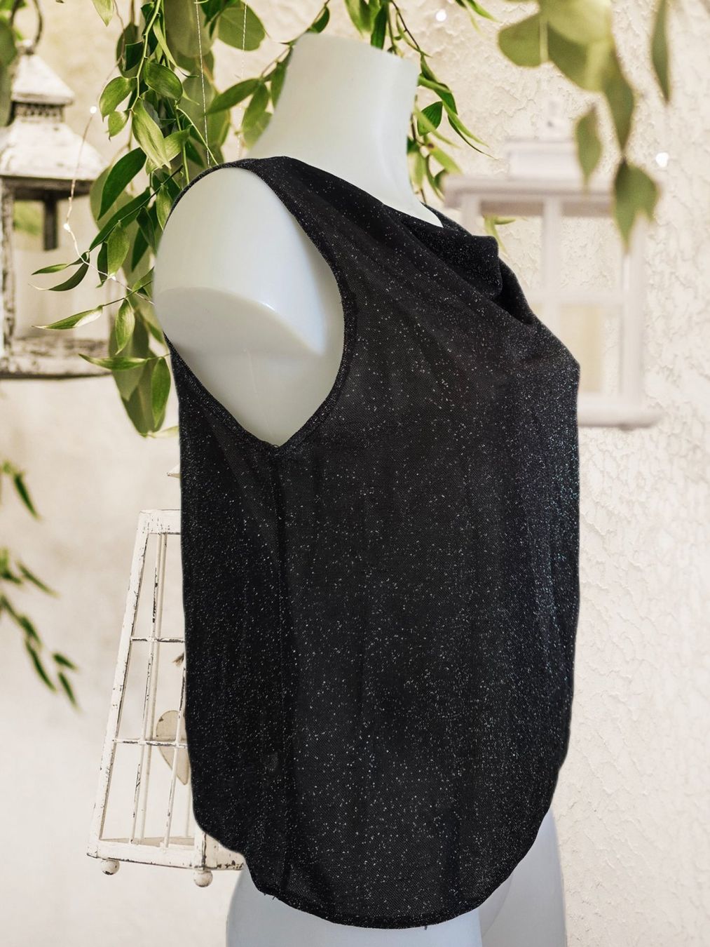 Tops: Damen Top schwarz dezent glitzer – Neuf (Voir description) à Aarburg par Hystoria 4