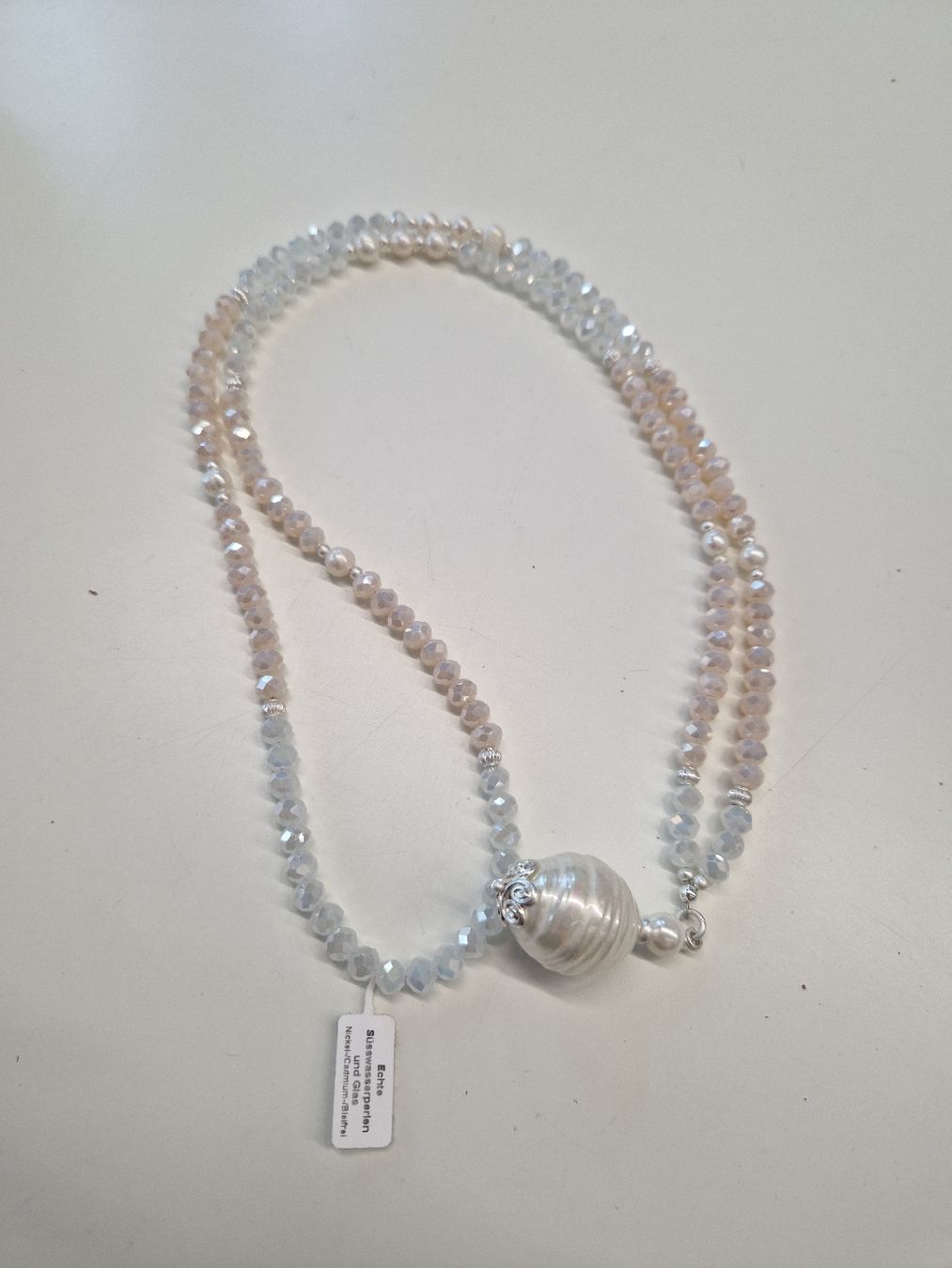 Catenine: Andreani Halskette Süsswasserperlen und Glas – Nuovo (secondo la descrizione) da Wallisellen venduto da misnenes 2