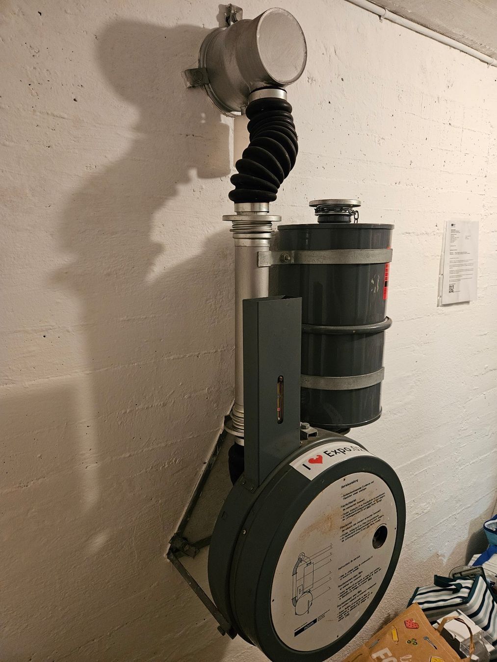 Lüftung: Luftschutzgerät mit Filter Schutzraumausrüstung – Gebraucht aus Zollbrück von outlet16 2
