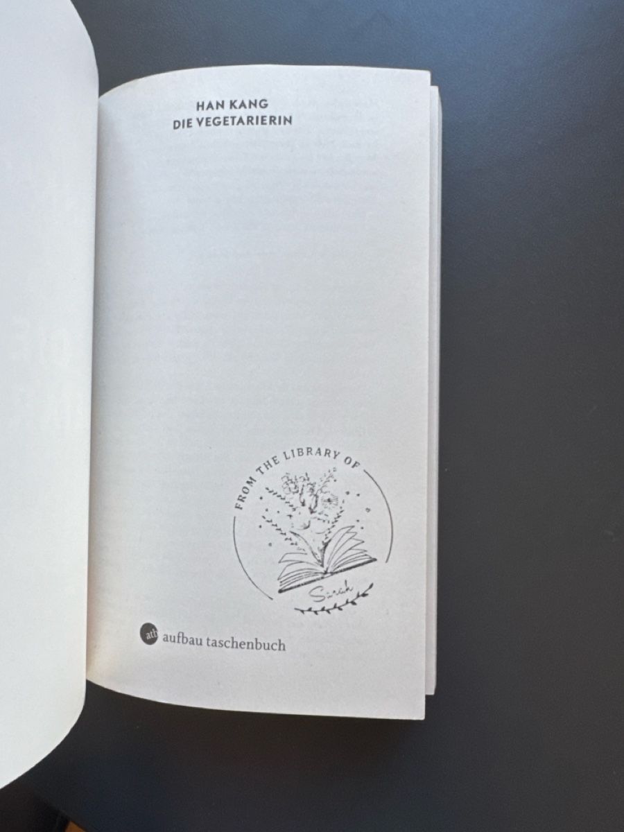 Libri: Han Kang - Die Vegetarierin – Nuovo (secondo la descrizione) da Urtenen-Schönbühl venduto da Sarah0909 2
