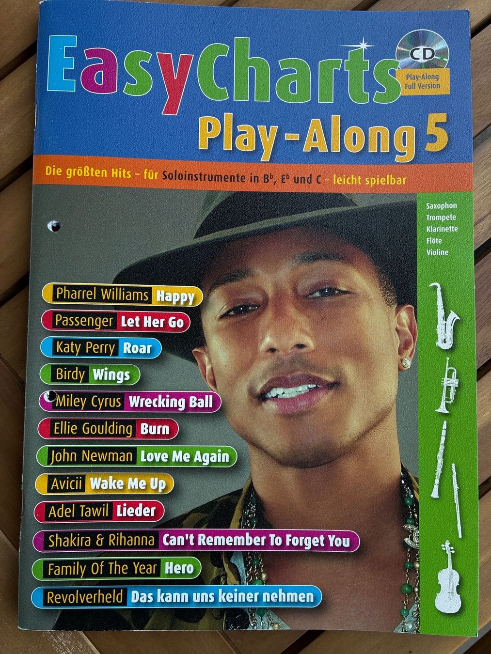 Bücher: EasyCharts Play-Along 5 Notenbuch mit CD – Gebraucht aus Guntershausen von Gloominati