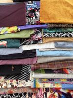 Stoffreste Paket bunt gemischt Ideal für DIY -Projekte