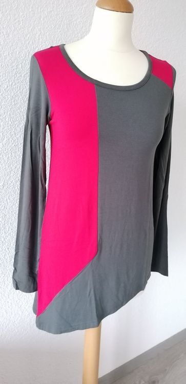 Maglioni & Felpe: Langarmshirt, Grössse 34, Grau/Pink, Herbst – Usato da Emmen venduto da Tigerlady 1