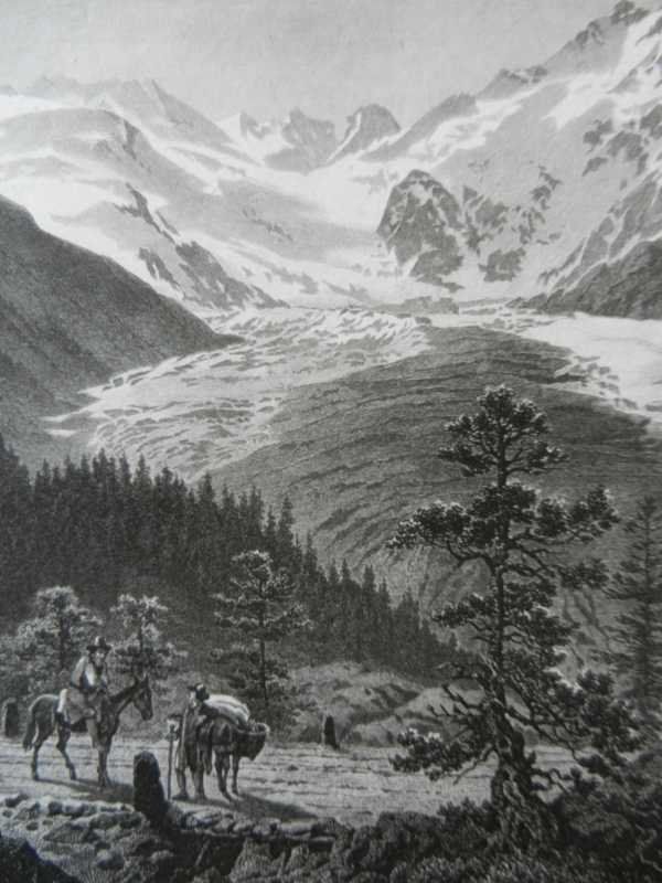 Incisioni: Morteratsch Gletscher Berninakette – Usato da Risch venduto da Rischli15 5