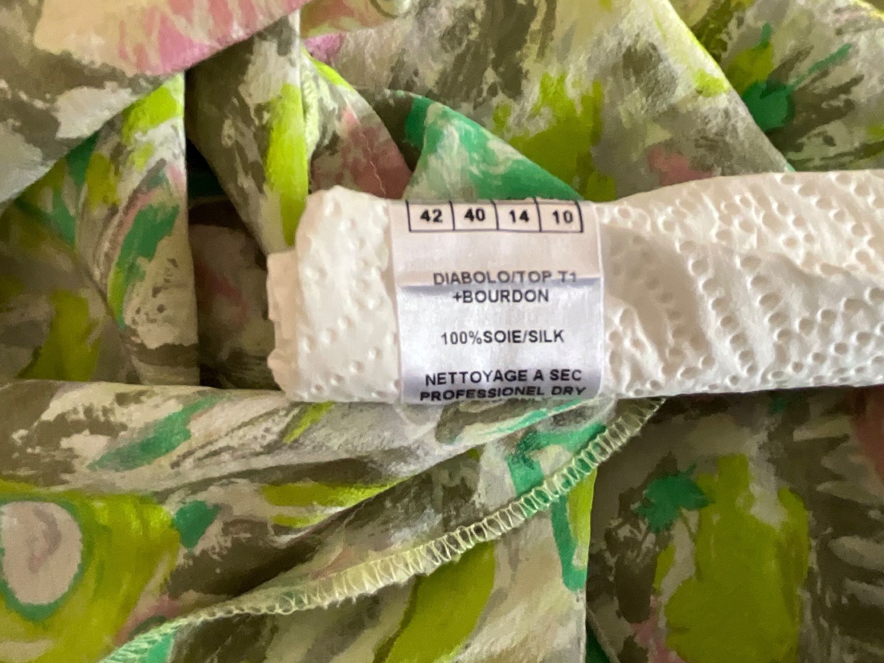 Top: Top Ecaillé Paris 100% Seide Gr. 40 – Nuovo (secondo la descrizione) da Muri b. Bern venduto da VmuriV 8