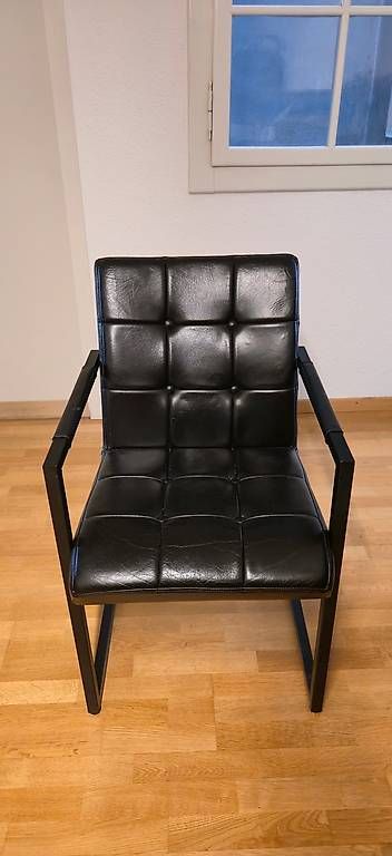 Chaises: Vier Stühle aus Echtleder – D'occasion à Bern par lma_9qdg