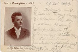 Tenna  GR  -   Dr. M. Bühler /  Chur - Calvenfeier  1 8 9 9