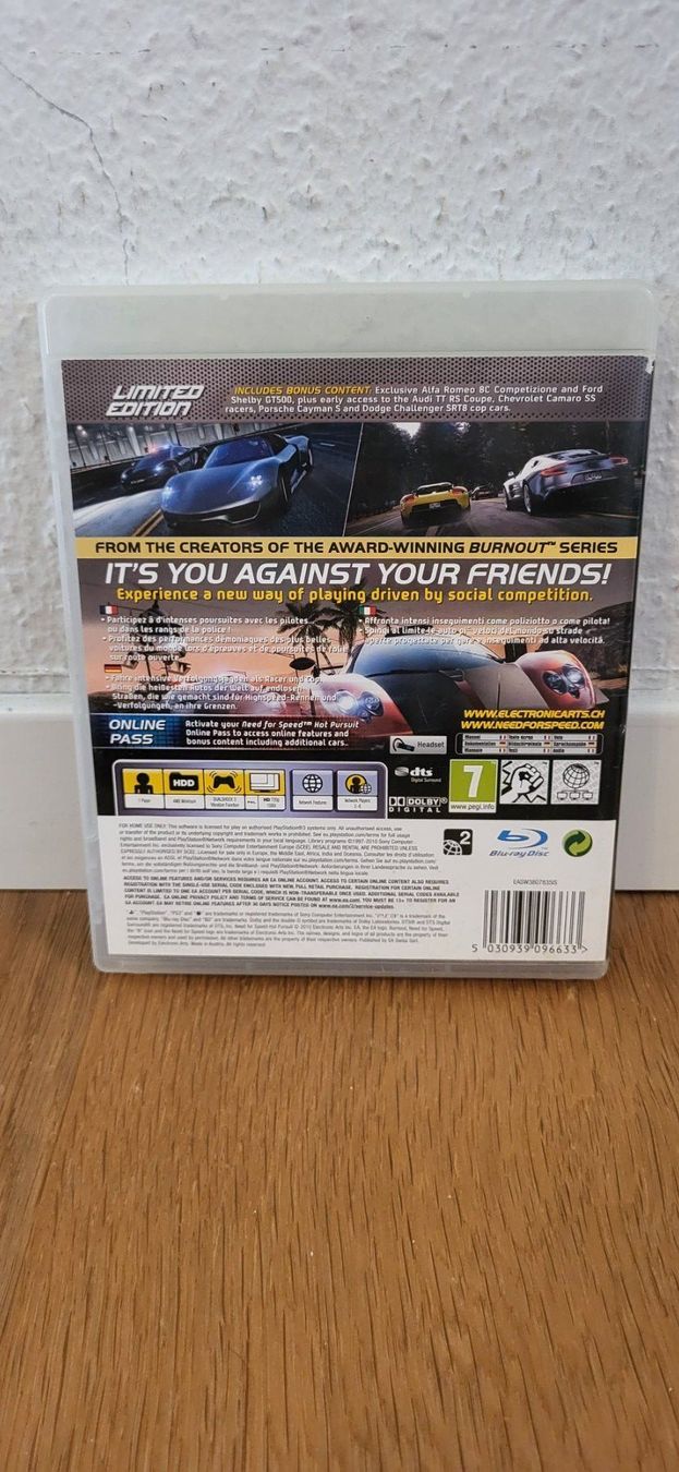 Sony Giochi: PS3 - Need for Speed Hot Pursuit – Usato da Münsingen venduto da DigitaleSpielecke 1