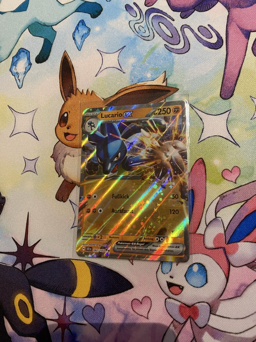 Pokémon Sammelbilder & Trading cards: Pokemon Lucario ex 082/142 SCR  – Gebraucht aus Grindelwald von TSG-G-Town