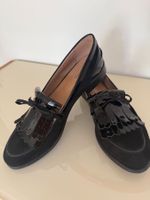 ELEGANTE LOAFERS LEDER SCHWARZ GR.41