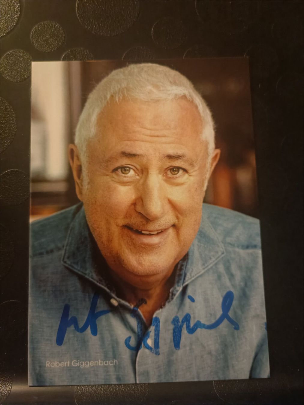 Autografi: Robert Giggenbach- handsigniert – Usato da Menziken venduto da Artographs