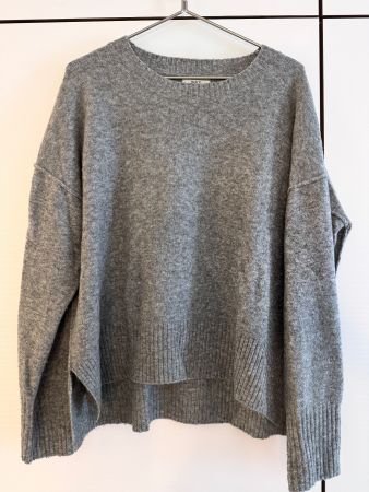 Grauer Oversized Pullover von Set Grösse S / oversized