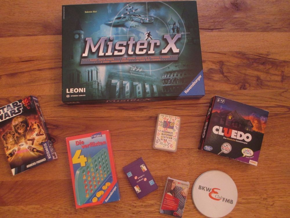 Mister X Flucht durch Europa, Cluedo.. Kaufen auf Ricardo