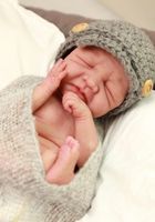 Vollsilikon Reborn Baby "Bean" - NEU - weich und zart