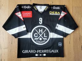 HC Lugano Eishockey Gameworn Trikot Stoffel