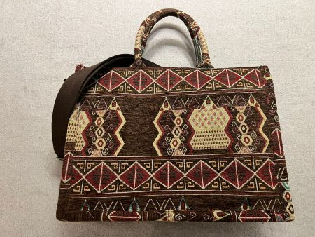Boho Ethno Tasche – Handgewebtes Muster – Sehr guter Zustand