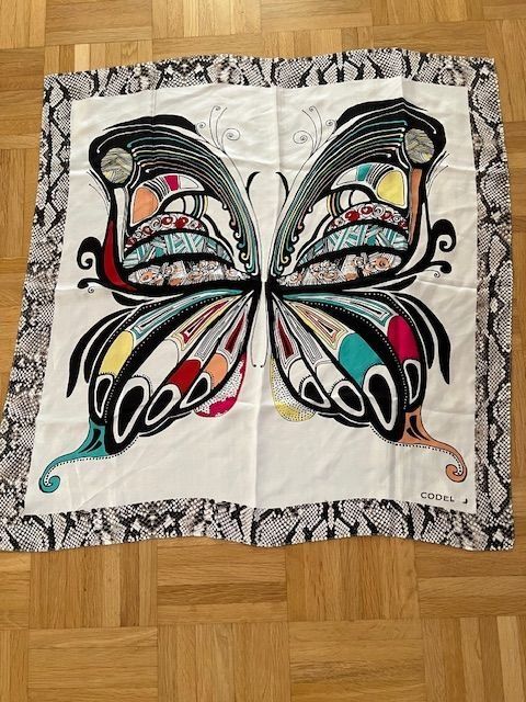 Codello Foulard & Sciarpe: "CODELLO" Seiden Foulard – Nuovo (secondo la descrizione) da Walenstadt venduto da ricamul