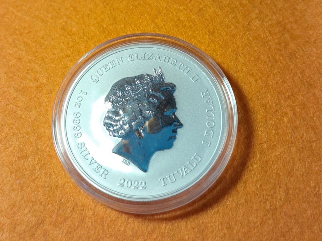 Alle Münzen: PHANTOM 1 OZ UNZE SILBER 999 TUVALU 2022 – Neu und originalverpackt aus Trübbach von Adam123456 5