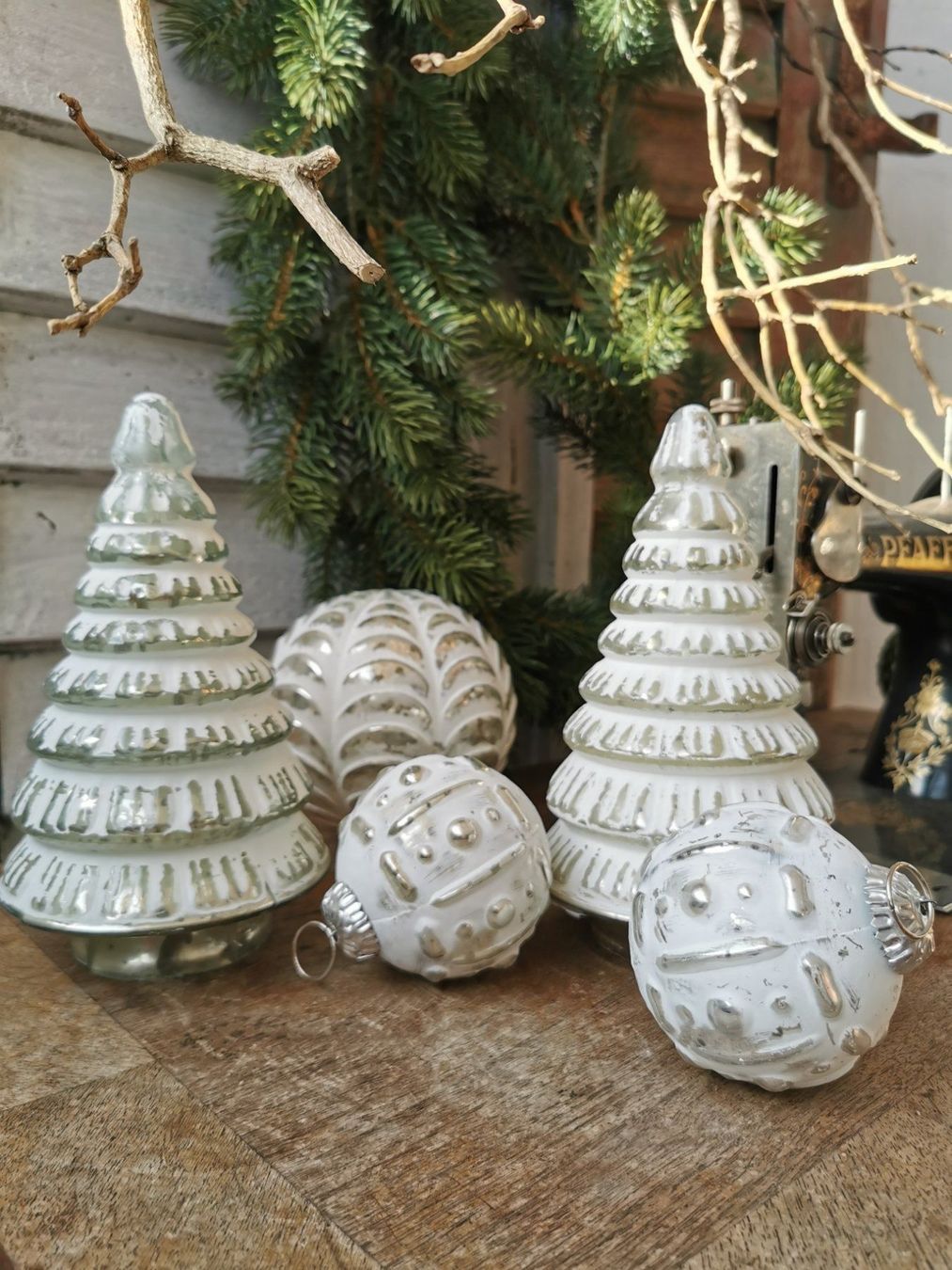 Alle Dekorationen: Bauernsilber, Weihnachtsbaum, Deko – Neu (gemäss Beschreibung) aus Walzenhausen von Cerna007 1