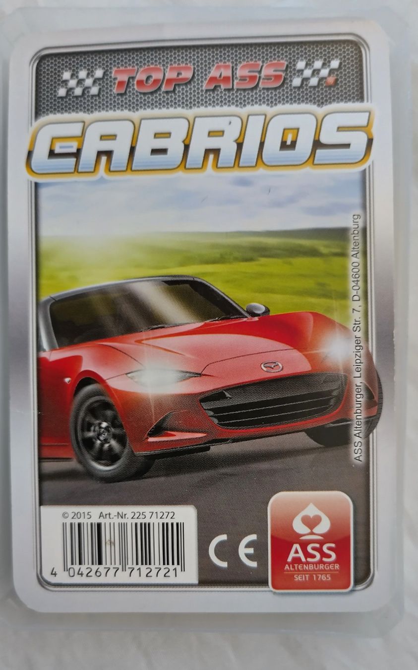 Spiele: Auto Quartett - Cabrios / Top Ass ©2015 mit 32 Karten – Gebraucht aus Bellach von JingleJerry