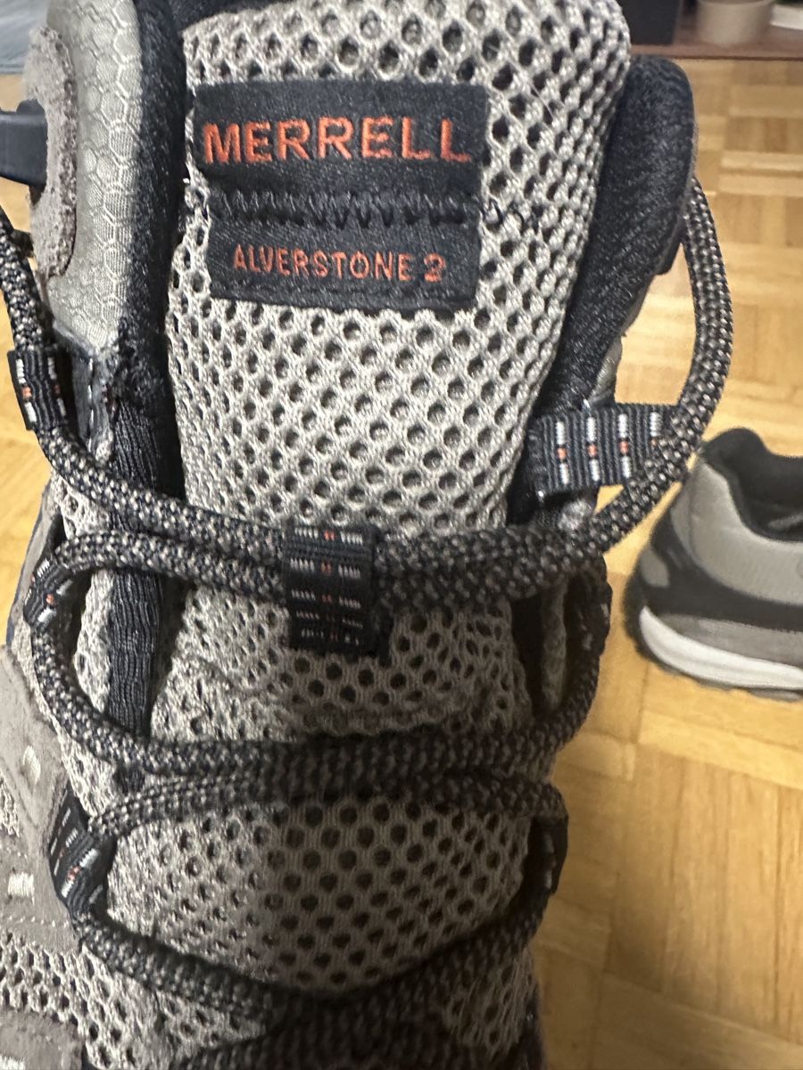 Merrell Herrenschuhe: Merrell Alverstone 2 Mid, Her Trekkingsch, Waterpr, grau, 46 – Neu und originalverpackt aus Neuchatel von feta_ze 5