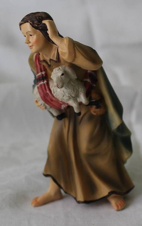 Statuette: Hirte mit Lamm – Usato da Moosseedorf venduto da Tigerlily1 2