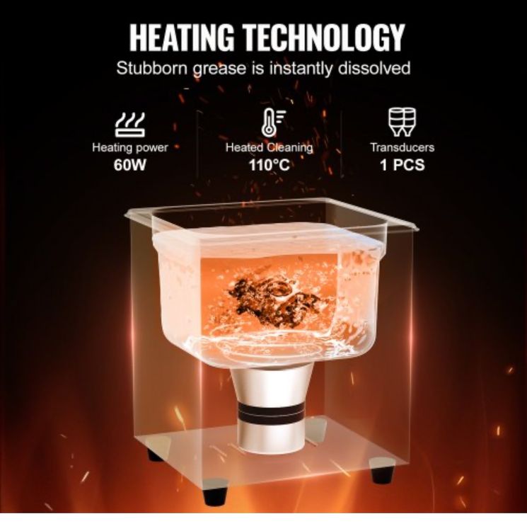 Tutte le macchine: 2l Ultraschallreiniger Pro mit Heizungstimer & Korb Digitale – Nuovo e nell'imballaggio originale da Amriswil venduto da JaJa-Express 1