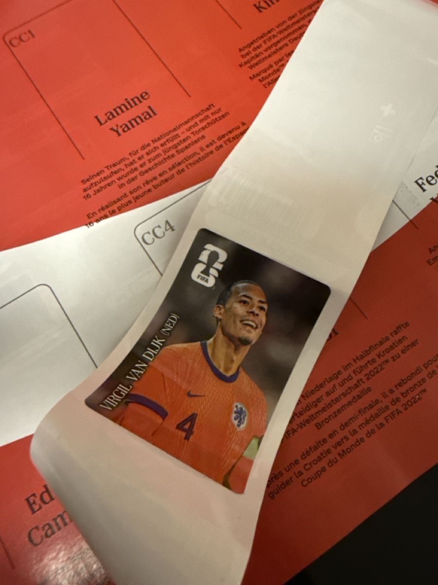 Panini Sammelbilder & Trading cards: VAN DIJK COCA COLA – Neu und originalverpackt aus Maienfeld von and_g6ts