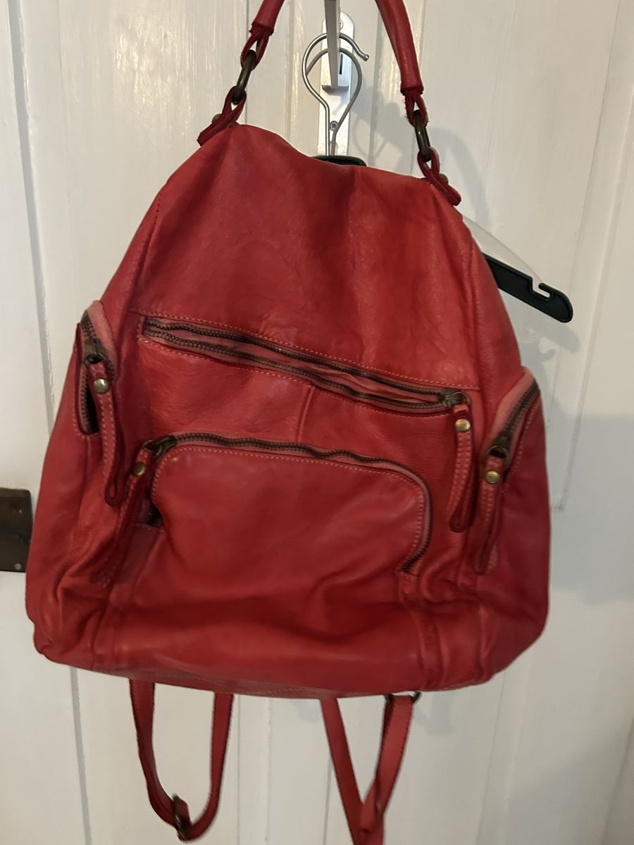 Zaini: Echtleder Rucksack, made Italy – Usato da Schinznach Dorf venduto da Soba 4