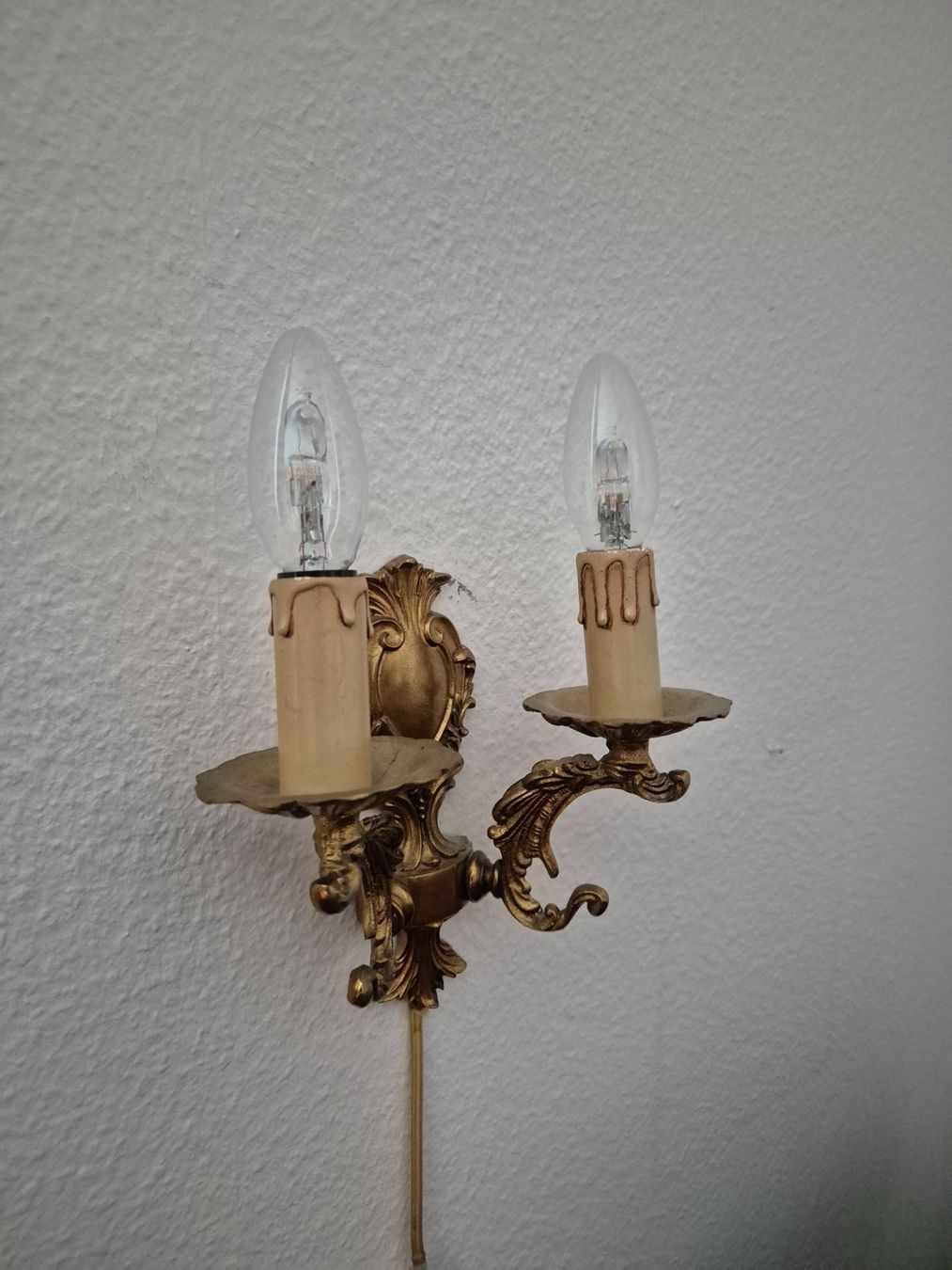 Lampade: Messing Wandlampe zweiflammig – Usato da Steinach venduto da ACMO32O 1