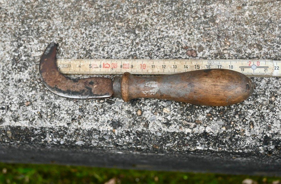 Alle Werkzeuge: ANTIKE Handsichel Länge ca. 20.5cm – Gebraucht aus Pfaffhausen von mono_rec 4