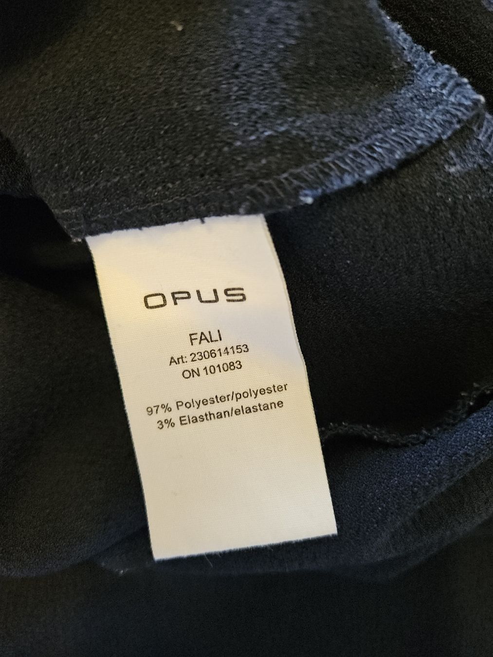 Opus Camicette: OPUS Shirt/Bluse Grösse 40, Dunkelblau – Usato da Urdorf venduto da Colina 5