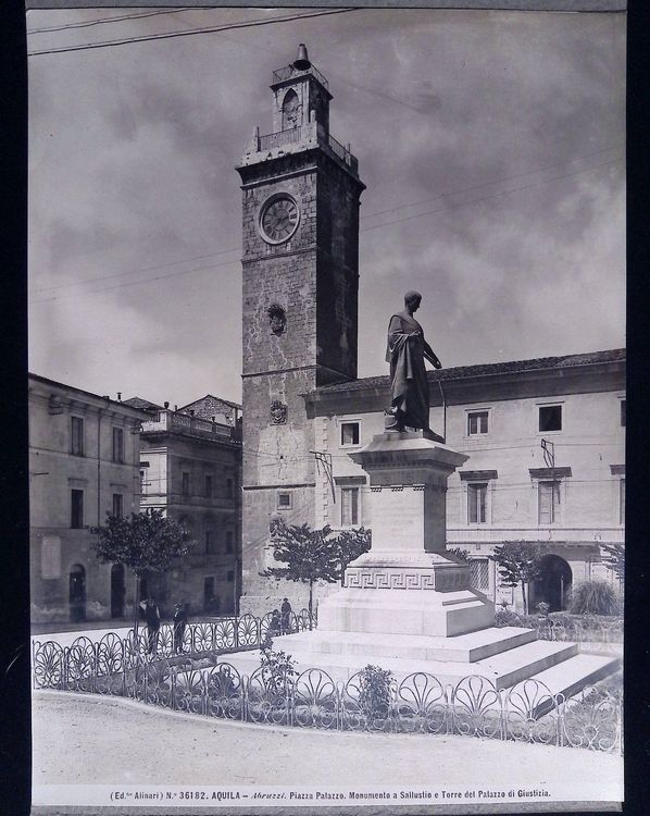 Aquila Italien um 1900 Antikes Foto Ed. Alinari Grossformat (Gebraucht ...