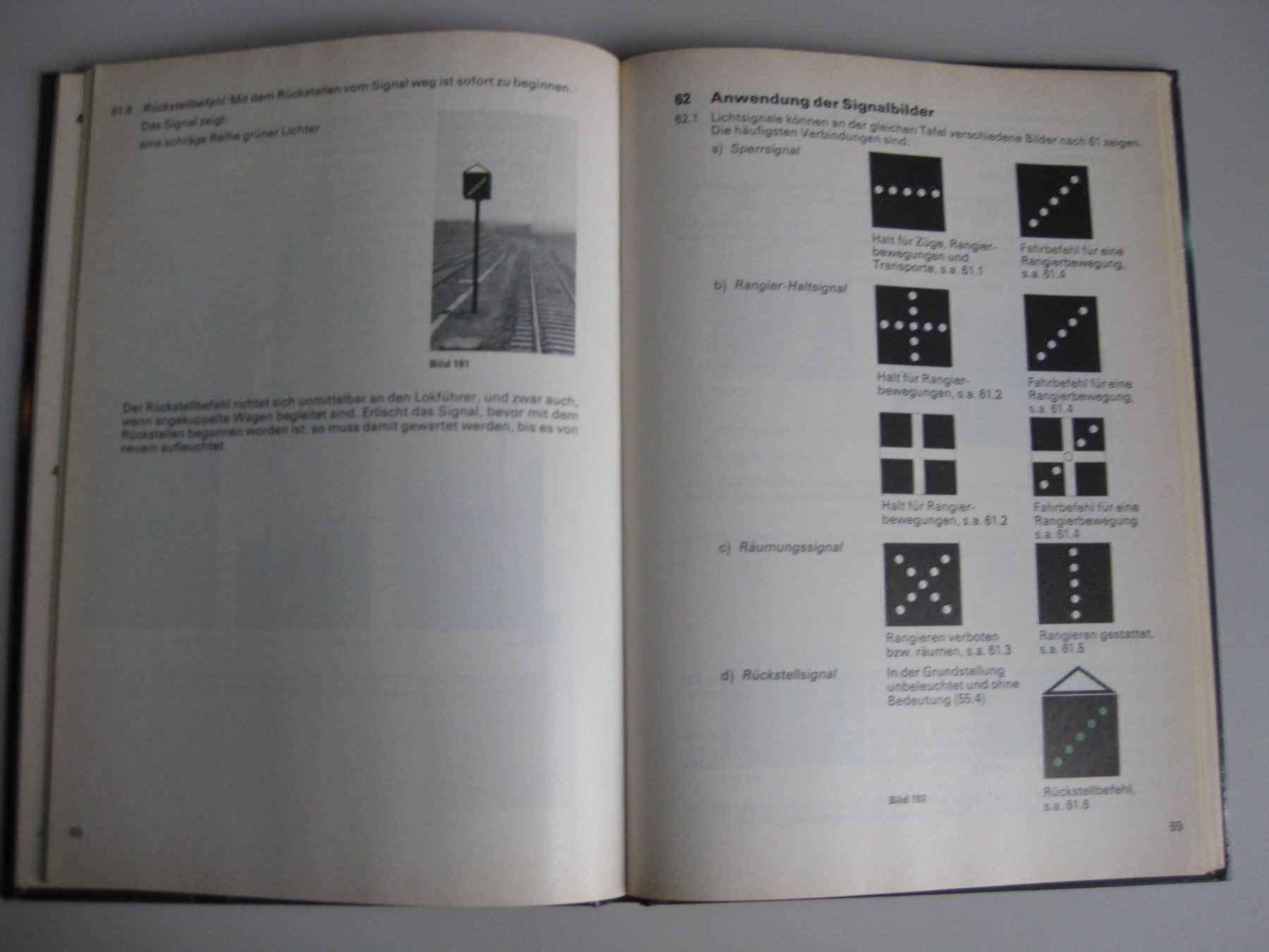 Libri: Signalbuch der SBB oder I segnalli,D oder I Ausgabe von 1982 – Usato da Buchs ZH venduto da swiss-train 7