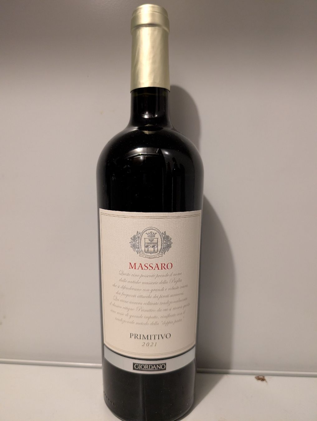 Vino: Massaro Salento Primitivo 2021 Rotwein – Nuovo e nell'imballaggio originale da Wallisellen venduto da Sladjko97