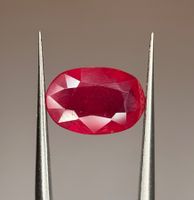 Ab 1 Fr. - 5.00 ct natürl. Rubin Edelstein mit Zertifikat