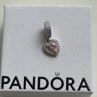 Pandora Funkelnder Anhänger Rosa Herz