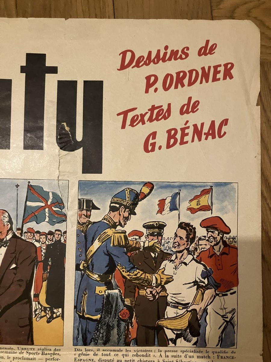 Poster & Bilder: Affiche pelote basque  – Gebraucht aus Geneve von pie_ly9v 2