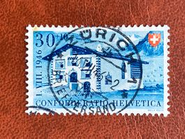 Schweiz 1946 Pro Patria 30 Vollstempel ZÜRICH 1 16.VII.46