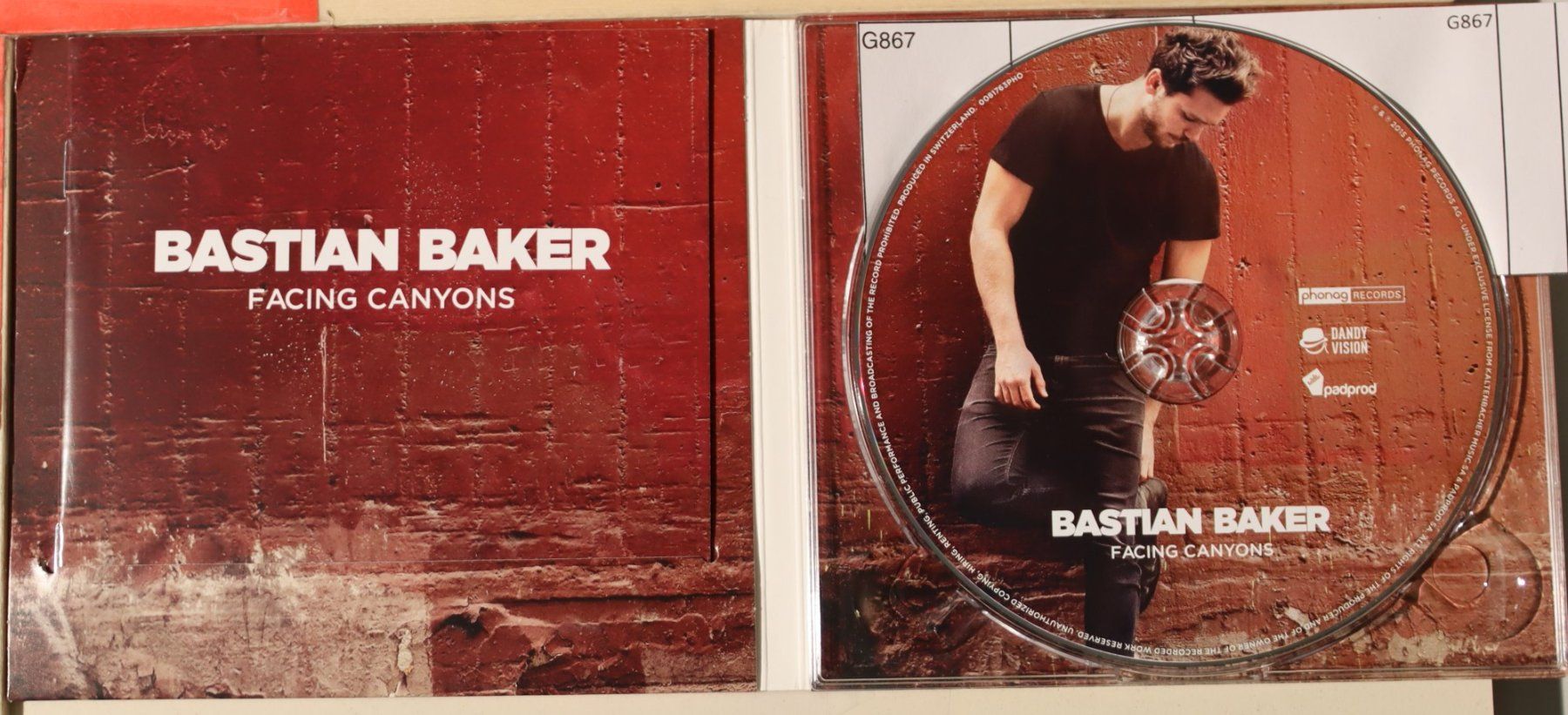 CD: Bastian Baker – Facing Canyons – Usato da Luzern venduto da CONTENTI 1